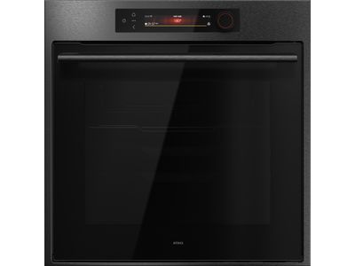 OXP8612D Oven met pyrolyse Black Steel (60 cm)