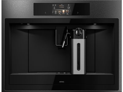 CM8412D Inbouw koffiemachine Black Steel (45 cm)