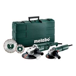 Metabo 685172510 HAAKSE SLIJPER COMBO SET WE 2200-230 + W 750-125 230V + 2 DIAMANTSCHIJVEN