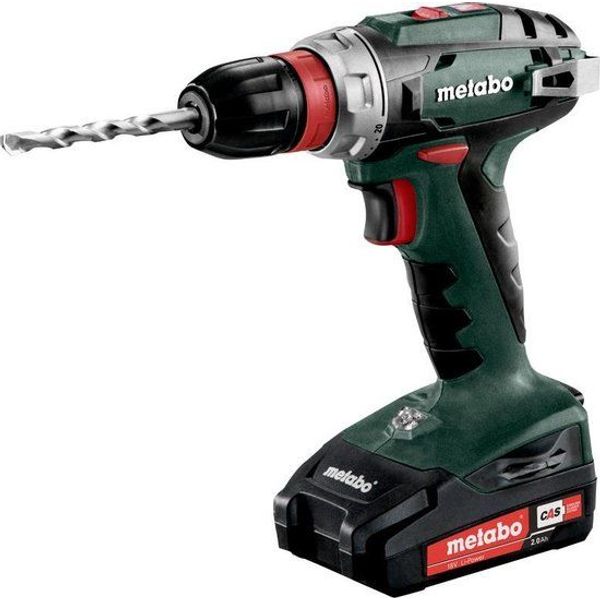 Metabo BOOR/SCHROEF BS18QUICK 2X2AH 18V