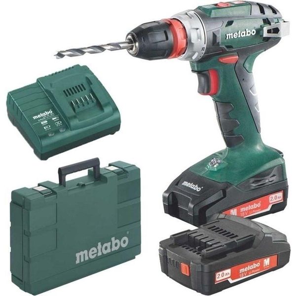 Metabo BOOR/SCHROEF BS18QUICK 2X2AH 18V