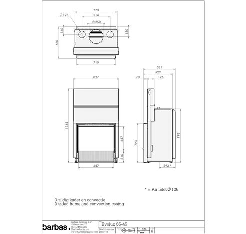 Evolux 65/45  Barbas