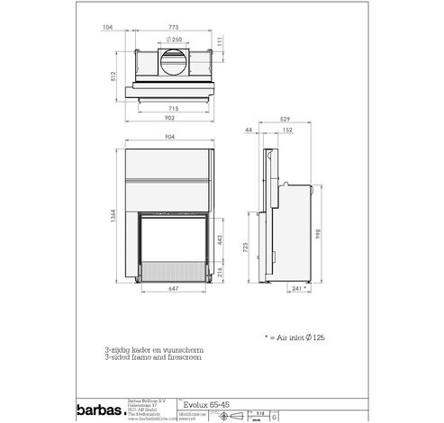 Evolux 65/45  Barbas