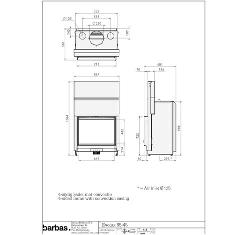 Evolux 65/45  Barbas