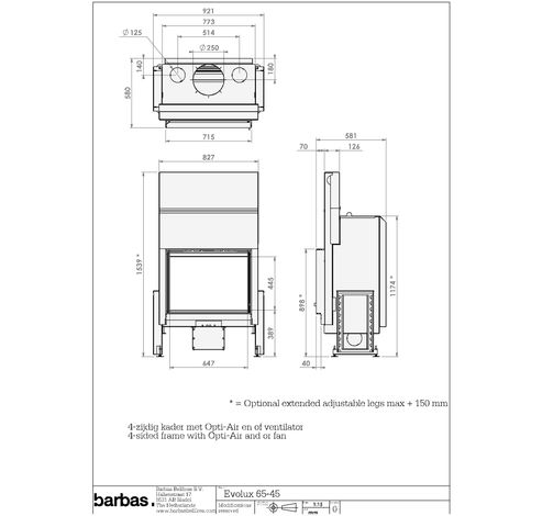 Evolux 65/45  Barbas