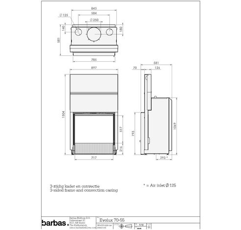 Evolux 70/55  Barbas