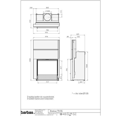 Evolux 70/55  Barbas