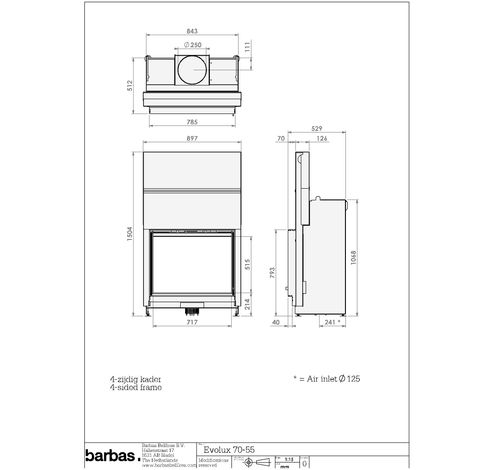 Evolux 70/55  Barbas