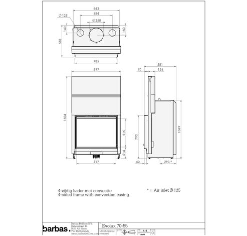 Evolux 70/55  Barbas