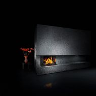 Gas Fire Panorama 70-55 