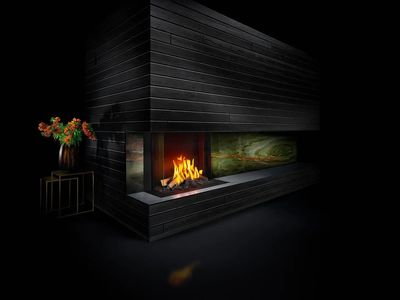 Gas Fire Panorama 90-70