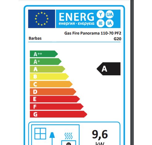 Gas Fire Panorama 110-70  Barbas