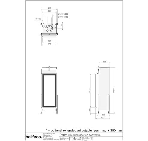 Vertical Bell Medium  Barbas