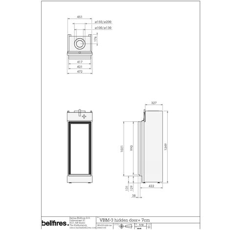 Vertical Bell Medium  Barbas