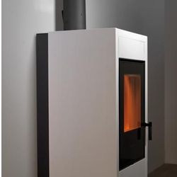 Piazzetta E228 C Bianco senza bocchetta frontale rear flue outlet 