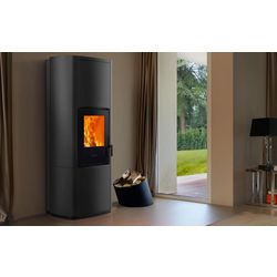 Piazzetta E228 M-H marrone tenné senza bocchetta frontale rear flue outlet 