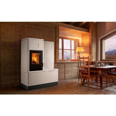 E228 K bianco rear flue outlet 