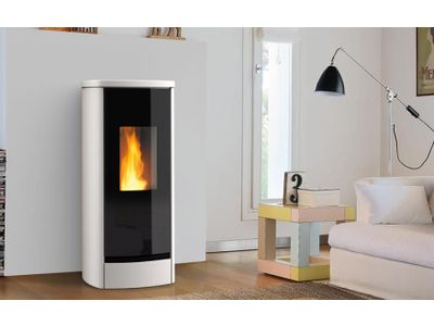 P220 M Bianco grigio top flue outlet