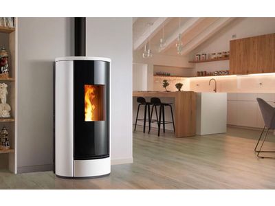 P220 T Nero opaco top flue outlet