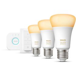 Philips Lighting Hue White ambiance starterset wit E27