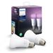 Philips Lighting Hue White and color ambiance E27 2x 