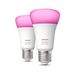 Philips Lighting Hue White and color ambiance E27 2x 