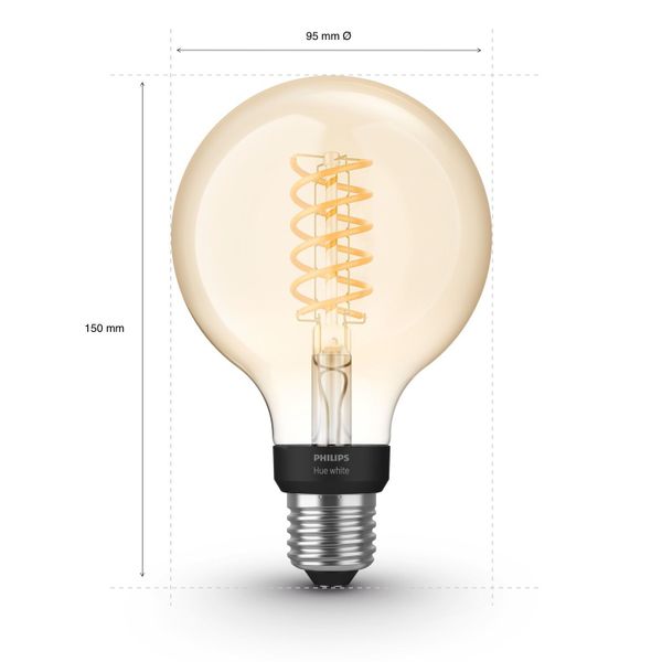 Philips Lighting Hue White filament Philips Hue - Wit - G93