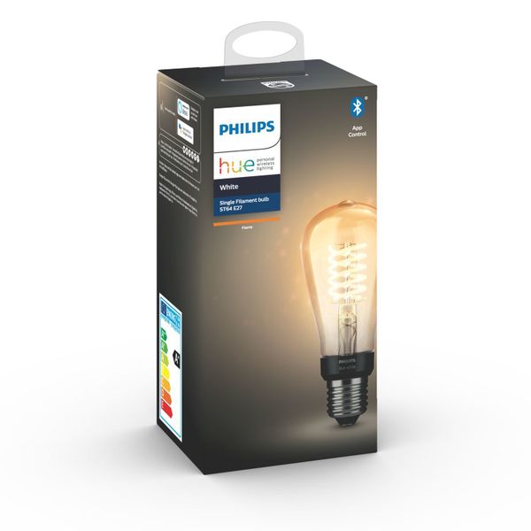 Philips Lighting Hue White filament Set van 1 ST64 E27 Filament Edison