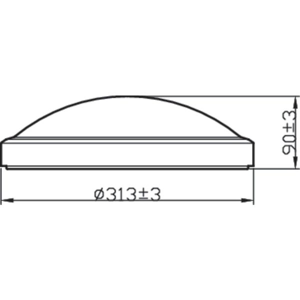 Philips Lighting DORIS CL257 EC RD 17W 27K B HV IP44 06