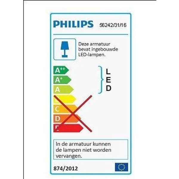 Philips Lighting STAR bar/tube white 2x4.5W SELV