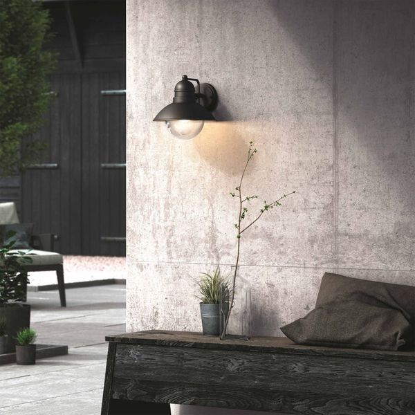 Philips Lighting Hoverfly wall lantern black 1x60W 230V