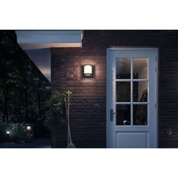 Philips Lighting Samondra IR wall lantern anthracite 1x12