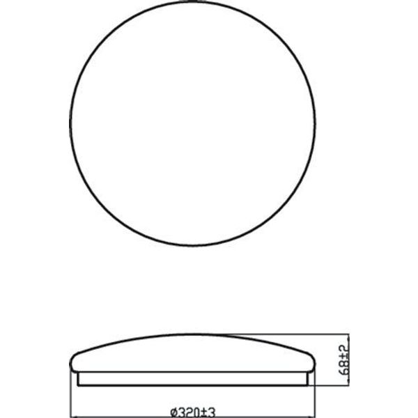 Philips Lighting MOIRE CL200 RD 17W 40K W HV 06 TP