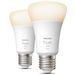 Philips Lighting Hue A60 slimme lamp Fitting E27 1100K zacht warmwit (2-pack)