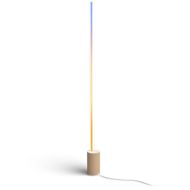 Signe Hue White and Color Ambiance gradient vloerlamp Oak 