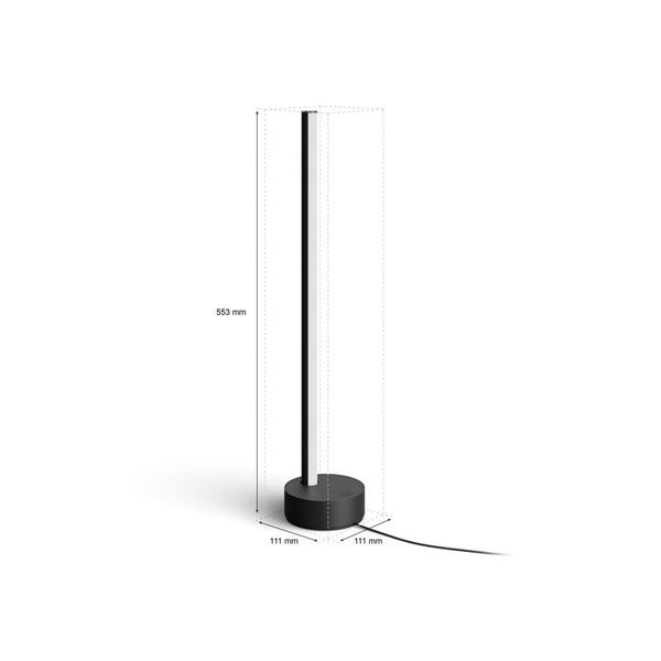 Philips Lighting Signe Hue White and Color Ambiance gradient tafellamp Black