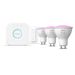 Philips Lighting Hue Starterkit 3x GU10 slimme spots + dimmer switch