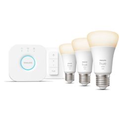 Philips Lighting Hue Starterkit 3x E27 slimme lampen (1100) + dimmer switch