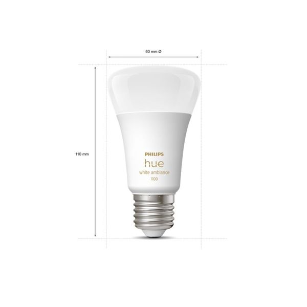 Philips Lighting Hue Starterkit 3x E27 slimme lampen (1100) + dimmer switch