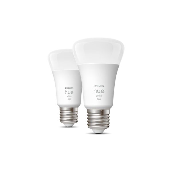 Philips Lighting Hue A60 slimme lamp Fittting E27 800K zacht warmwit (2-pack)