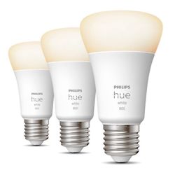 Philips Lighting Hue A60 slimme lamp Fitting E27 800K zacht warmwit (3-pack)