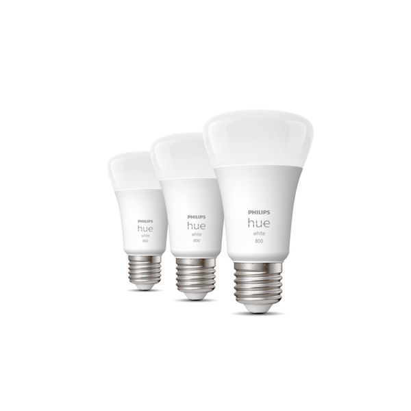 Philips Lighting Hue A60 slimme lamp Fitting E27 800K zacht warmwit (3-pack)