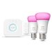 Philips Lighting Hue Starterkit 3x E27 slimme lampen (1100) + dimmer switch