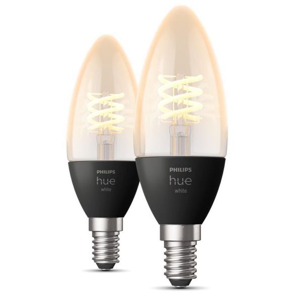 Philips Lighting Hue White filament Kaarslamp - E14 slimme lamp - (2-pack)