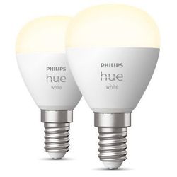 Philips Lighting Hue White Kogellamp - E14 slimme lamp - (2-pack)