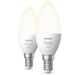 Philips Lighting Hue B39 Fitting E14 slimme lamp zacht warmwit 2-pack