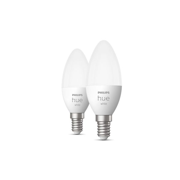 Philips Lighting Hue B39 Fitting E14 slimme lamp zacht warmwit 2-pack