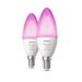 Philips Lighting Hue White and Color Ambiance Losse kaarslamp E14 duopack