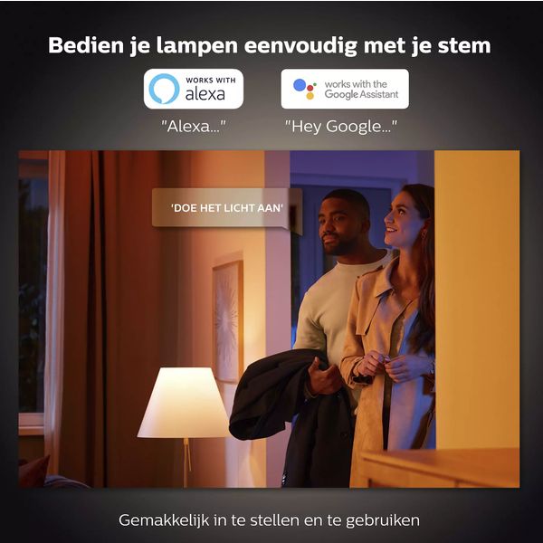 Philips Lighting Hue Lamp White Ambiance E27 + Dimmer  