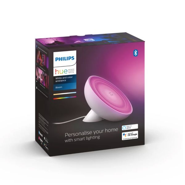 Philips Lighting Bloom Hue White and Color Ambiance tafellamp White